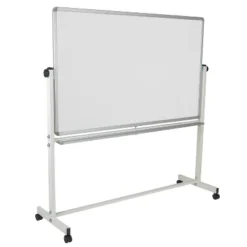 Flash Furniture HERCULES Series Reversible Mobile Cork Bulletin Board And White Board Stand With Pen Tray -Stationery Sphere Outlet Store GUEST 39f2bac8 bdd4 4fb9 8169 9e104ef22521
