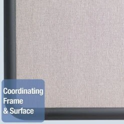 Quartet Contour Fabric Bulletin Board 36 X 24 Gray Surface Black Plastic Frame 7693G -Stationery Sphere Outlet Store GUEST 3b954e98 6f8d 410c bf14 c7613b986744