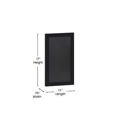 Merrick Lane Set Of 10 Wall Mount Magnetic Chalkboards 6 Merrick Lane Set Of 10 Wall Mount Magnetic Chalkboards - Image 6