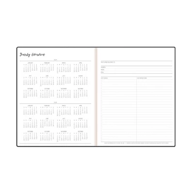 Ivory Paper Co 2024 Planner 10"x8" Weekly/Monthly Bookbound Black 6 Ivory Paper Co 2024 Planner 10"x8" Weekly/Monthly Bookbound Black - Image 6