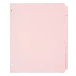 Paper Junkie 12 Sets Pink 8 Tab Dividers For 3 Ring Binder, Binder Separators With Tabs, Bulk Pack Of 96 Total Page Dividers, Letter Size, 9.5x11 In -Stationery Sphere Outlet Store GUEST 3da4bc96 d06f 4627 9693 f89685f8774d