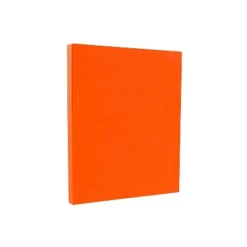 JAM Paper Colored 65lb Cardstock 8.5 X 11 Coverstock Orange Recycled 1033879B