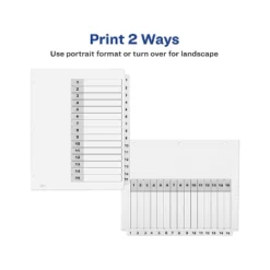 Avery Pre-Printed 15-Tab Numeric Dividers Customizable 11825 -Stationery Sphere Outlet Store GUEST 3f88cb88 951c 4471 9adc 05bf40665c0c