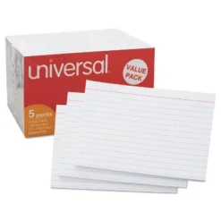 UNIVERSAL Ruled Index Cards 3 X 5 White 500/Pack 47215 -Stationery Sphere Outlet Store GUEST 3fbf625d 032c 4404 94f3 361370340bdb