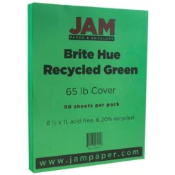 JAM Paper Brite Hue 65lb Cardstock Paper 8.5" X 11" 50pk -Stationery Sphere Outlet Store GUEST 3fc9ca8e 977d 4c72 b971 3ad1cde7dcc5