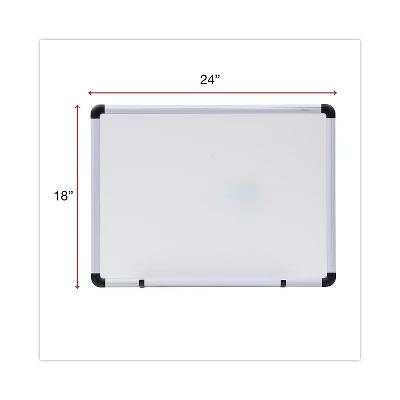 UNIVERSAL Dry Erase Board Melamine 24 X 18 White Black/Gray Aluminum/Plastic Frame 43722 2 UNIVERSAL Dry Erase Board Melamine 24 X 18 White Black/Gray Aluminum/Plastic Frame 43722 - Image 2