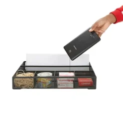 Mind Reader 2pc Mesh Deep Drawer Organizer Black -Stationery Sphere Outlet Store GUEST 42154ac3 74ea 4da9 92d8 5ed4eaf40a10
