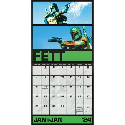 Trends International Inc. 2023-24 Wall Calendar 12"x12" Star Wars: Saga Bilingual 1 Trends International Inc. 2023-24 Wall Calendar 12"x12" Star Wars: Saga Bilingual