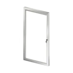 Azar Displays Medium Enclosed Magnetic Message Board W/ Lock & Key