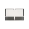 JAM Paper Laminated Two-Pocket Glossy Presentation Folders Grey 31225352A