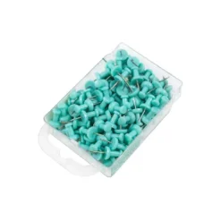 JAM Paper Colored Pushpins Teal Push Pins 2 Packs Of 100 22432067A 5 JAM Paper Colored Pushpins Teal Push Pins 2 Packs Of 100 22432067A -Stationery Sphere Outlet Store GUEST 49148f6c 3cf1 481b 9e81 6b23107119ae