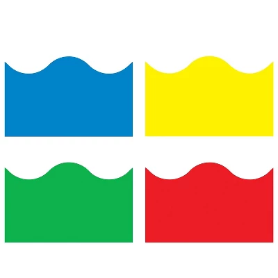 Trend Terrific Trimmers Border Variety Pack 2 1/4 X 39 Assorted Colors 48/Set T9001 1 Trend Terrific Trimmers Border Variety Pack 2 1/4 X 39 Assorted Colors 48/Set T9001