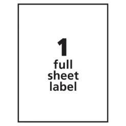 Avery Full-Sheet Labels With TrueBlock Technology Inkjet 8 1/2 X 11 White 100/Box 8465 -Stationery Sphere Outlet Store GUEST 4a61713d 5ae4 49ee b22d d5de077fbe8d