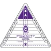 Marti Michell 60 Degree Triangle Ruler-2" To 6"