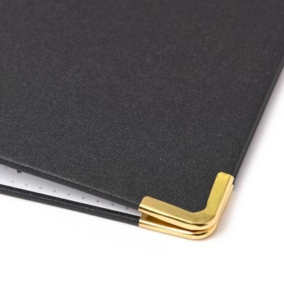 1.5" Signature Round Ring Binder Bookcloth Onyx - Russell+hazel 2 1.5" Signature Round Ring Binder Bookcloth Onyx - Russell+hazel - Image 2