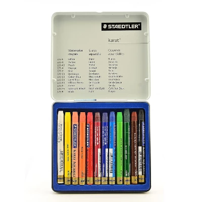 Staedtler Karat Watercolor Crayon Sets Set Of 12 74670 1 Staedtler Karat Watercolor Crayon Sets Set Of 12 74670