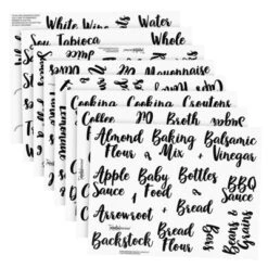Talented Kitchen 155 Pack Kitchen Pantry Labels For Food Container Organization, Fridge Storage Labels Sticker For Jar And Canisters -Stationery Sphere Outlet Store GUEST 4ee3881c dc40 4ef9 971c 9c33736bf2f2