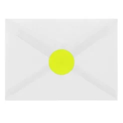 JAM Paper Circle Sticker Seals 1 2/3" 120ct - Neon Yellow -Stationery Sphere Outlet Store GUEST 4f1f70b7 c2be 4a44 bf2b b90340f4a6cb