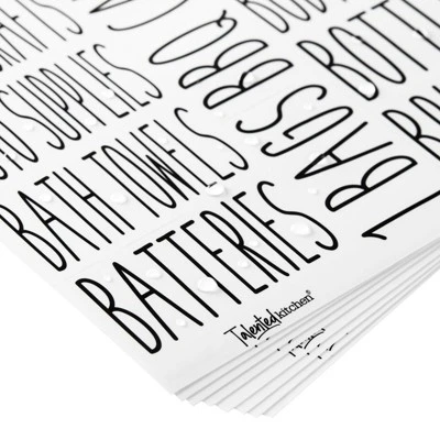 Talented Kitchen 138 Pack Household & Storage Organization Label Preprinted Stickers For Closet Bins, Boxes, Home Essential 3 Talented Kitchen 138 Pack Household & Storage Organization Label Preprinted Stickers For Closet Bins, Boxes, Home Essential - Image 3