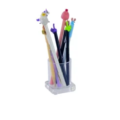 Azar Displays Small Single Cylinder Deluxe Clear Acrylic Cup Holder -Stationery Sphere Outlet Store GUEST 53d12709 32f8 458c aa3d 232afa0a523e