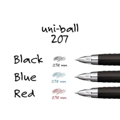Uni-ball Uniball 207 Retractable Gel Pens Ultra Micro Point 0.38mm Black Ink Dozen (1790922) -Stationery Sphere Outlet Store GUEST 544ce8d7 2b5b 4c22 b9d9 7ef195314e56