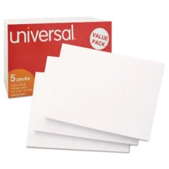 UNIVERSAL Unruled Index Cards 5 X 8 White 500/Pack 47245 7 UNIVERSAL Unruled Index Cards 5 X 8 White 500/Pack 47245 -Stationery Sphere Outlet Store GUEST 547c6848 92f0 45da a1e6 402d434d223b