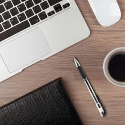 Uni-ball Gel Grip Gel Pens Medium Point Black Ink Dozen (65450) -Stationery Sphere Outlet Store GUEST 54862300 ced5 44c7 8398 99140c60d11d