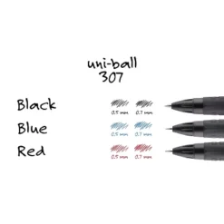Uni-ball Uniball 307 Retractable Gel Pens Micro Point 0.5mm Black Ink Dozen (1947087) -Stationery Sphere Outlet Store GUEST 57365005 b1bc 449a 8330 0ec00490d8e6 1