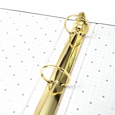 1.5" Signature Round Ring Binder Bookcloth Onyx - Russell+hazel 4 1.5" Signature Round Ring Binder Bookcloth Onyx - Russell+hazel - Image 4