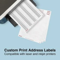 MyOfficeInnovations Laser/Inkjet Address Labels 1/2" X 1 3/4" Clear 80 Labels/Sheet 575762 -Stationery Sphere Outlet Store GUEST 586e2000 73ed 421f 9123 e6476b397342