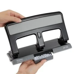 MyOfficeInnovations One-Touch 26614 Heavy-Duty 3-Hole Punch 30-Sheet Capacity Black 884279 -Stationery Sphere Outlet Store GUEST 59f74fbe cab2 4cd2 95a8 886a32493343