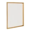 27.5" X 21.5" Calter Framed Linen Fabric Pinboard Gold - Kate And Laurel