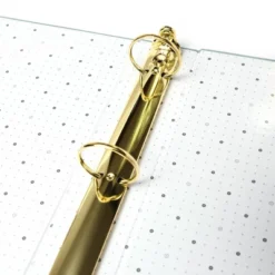 1.5" Signature Round Ring Binder Bookcloth Dew - Russell+hazel -Stationery Sphere Outlet Store GUEST 5e301904 2946 4b9b 93b9 94e62f1b2611