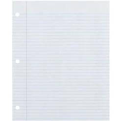 Ecology Recycled Filler Paper, 8-1/2 X 11 Inches, College Ruled, 500 Sheets