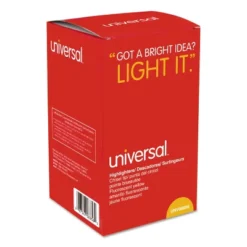 Universal Pocket Clip Highlighter Chisel Tip Fluorescent Yellow Ink 36/Pack 08856 -Stationery Sphere Outlet Store GUEST 5f1ce5e8 5983 4199 8391 00685a304722