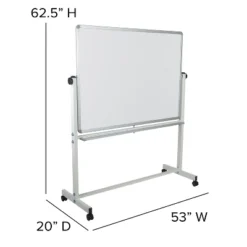 Emma And Oliver Double-Sided Mobile White Board Stand With Pen Tray -Stationery Sphere Outlet Store GUEST 605e3a9d b82a 4845 af6b 9e46a7cbf907