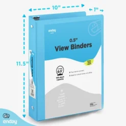Enday 3-Ring View Binder With 2-Pockets - Multicolor 6 Pack 14 Enday 3-Ring View Binder With 2-Pockets - Multicolor 6 Pack -Stationery Sphere Outlet Store GUEST 616f1546 edf8 4594 815a ec855be1e847