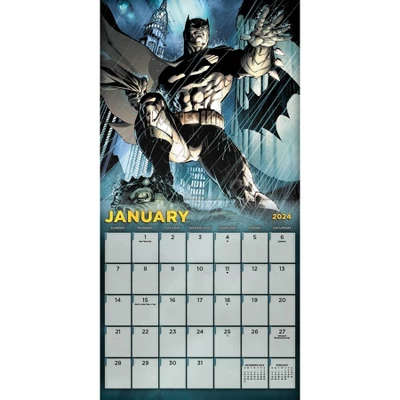 Trends International Inc. 2023-24 Wall Calendar 12"x12" DC Comics The Batman - Comic 1 Trends International Inc. 2023-24 Wall Calendar 12"x12" DC Comics The Batman - Comic