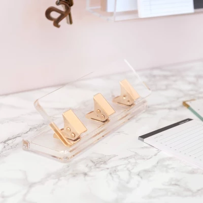 RUSSELL + HAZEL Acrylic Mini Three Hole Punch 2 RUSSELL + HAZEL Acrylic Mini Three Hole Punch - Image 2