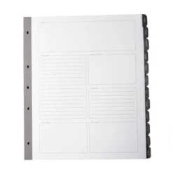 Russell+Hazel Signature Perpetual Monthly Tabs