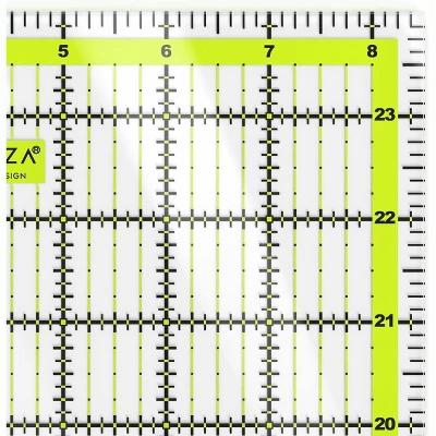 Arteza Quilter Ruler, Acrylic, 8.5"x24" 2 Arteza Quilter Ruler, Acrylic, 8.5"x24" - Image 2