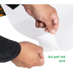 Mind Reader Adhesive Whiteboard Paper, Write On Removable Wall Decal Sticker Sheets, Customizable Size, 2 Dry Erase Markers, 24 In X 10 Ft, White 8 Mind Reader Adhesive Whiteboard Paper, Write On Removable Wall Decal Sticker Sheets, Customizable Size, 2 Dry Erase Markers, 24 In X 10 Ft, White -Stationery Sphere Outlet Store GUEST 6366c6cd 8a69 4d22 a6fa 3e6e91f1d287