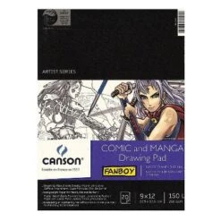 Canson Comic And Manga 9" X 12" Drawing Sketch Pad 20 Sheets/Pad (22270)