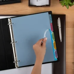 Avery Index Maker Print & Apply Clear Label Plastic Dividers 5-Tab Letter 5 Sets 12452 -Stationery Sphere Outlet Store GUEST 65e4fcaf 9add 4b86 b479 830b44747724 1