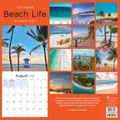 TF Publishing 2024 Wall Calendar 12"x12" Beach Life -Stationery Sphere Outlet Store GUEST 65f583e9 6038 481f 9bd9 ae7af23cf3e9