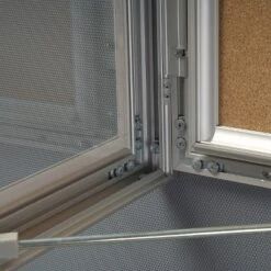 Azar Displays Medium Enclosed Cork Bulletin Board W/ Lock & Key -Stationery Sphere Outlet Store GUEST 669be315 4c99 4462 9d94 02c04fb76b24