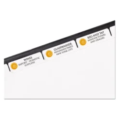 Avery Print & Apply Clear Label Dividers W/White Tabs 5-Tab Letter 5 Sets 11492 -Stationery Sphere Outlet Store GUEST 6abb304d 585c 4dd1 a598 1f02fbbd3a11