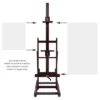 SoHo Urban Artist Pro Easel - Professional H-Frame Easel For Artists, Large Works Of Art, Functionality, Easy To Move, & More!