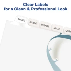 Avery Print & Apply Clear Label Dividers W/White Tabs 12-Tab Letter 5 Sets 11429 8 Avery Print & Apply Clear Label Dividers W/White Tabs 12-Tab Letter 5 Sets 11429 -Stationery Sphere Outlet Store GUEST 6cc57596 37f3 4315 9830 5b518cbe1bcc