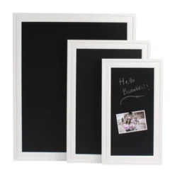 27.5" X 18.5" Bosc Framed Magnetic Chalkboard White - DesignOvation -Stationery Sphere Outlet Store GUEST 6dd6181e 7506 43f4 88e1 89c0e67466bc